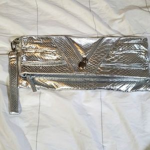 Silver Clutch One Size